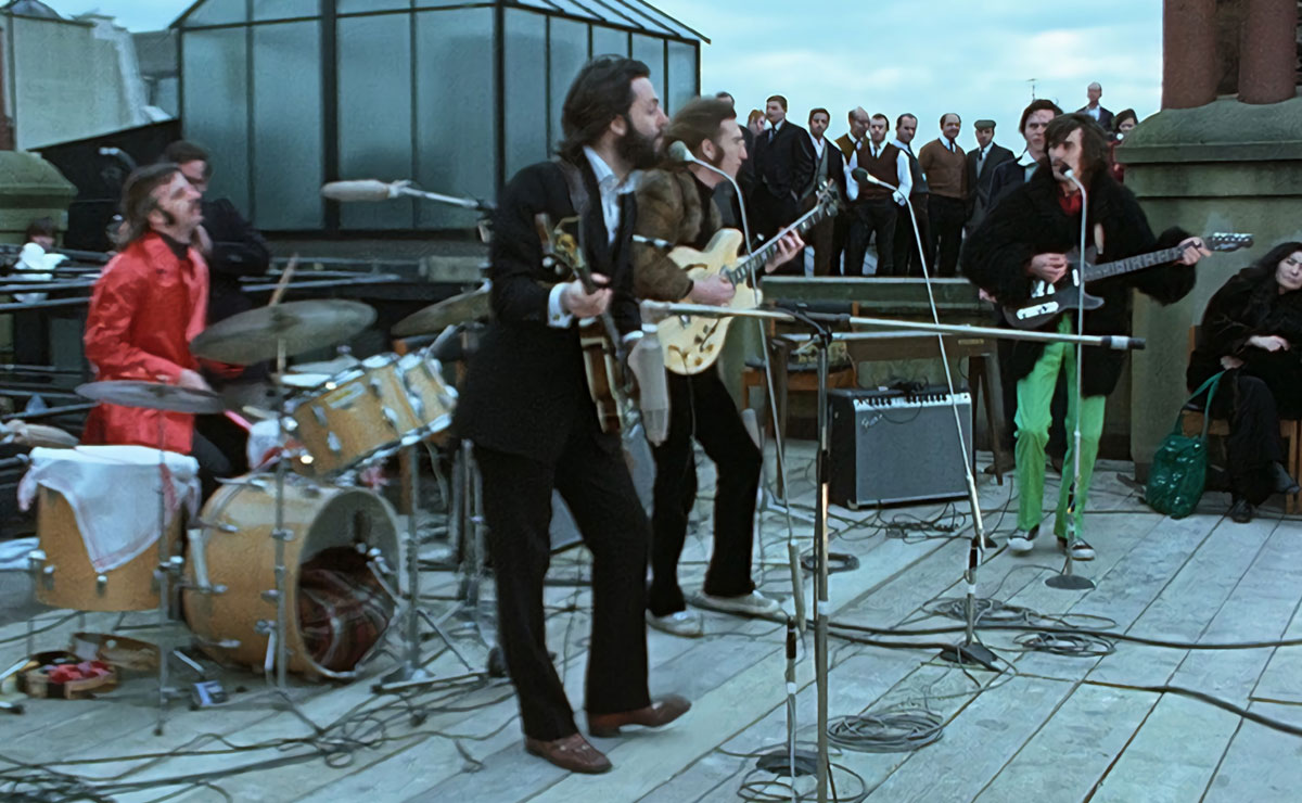 El legendario concierto de The Beatles en la azotea llegará a las salas IMAX de Colombia